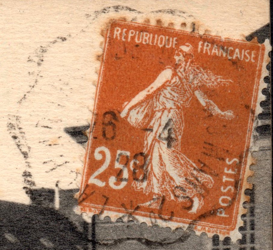 Railway / Tramway cancellations of La Sarthe : Courrier-Convoyeur-Ligne La Chartre-s/le Loir au Mans 2⁰ 1928